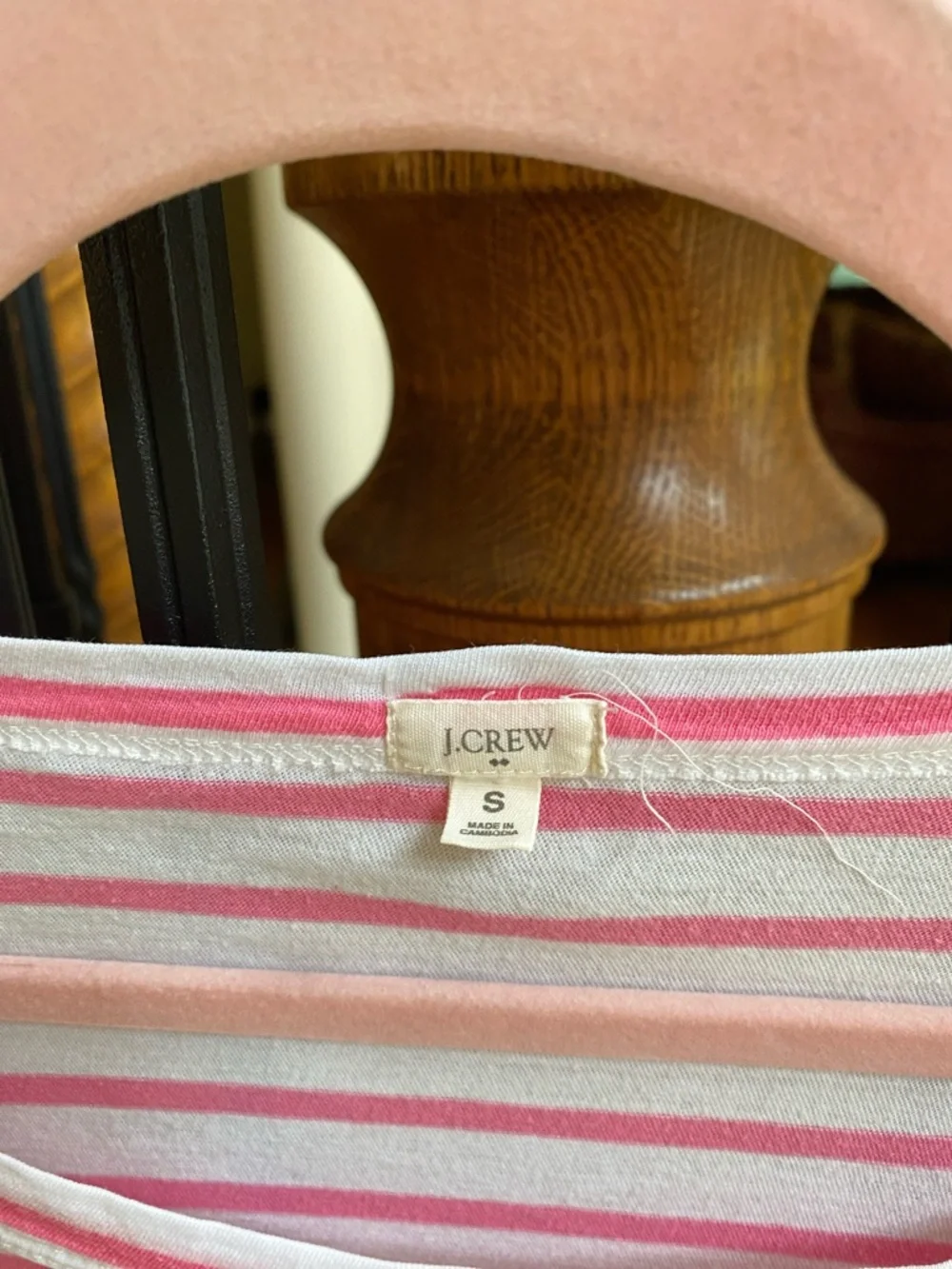 J. CREW Cotton Striped Top